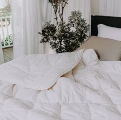 Moodmaker Wool Quilt -The Bed Rooms Shop 1.1 Closeup MoodmakerAustralianWoolQuilt 1024x1014 1