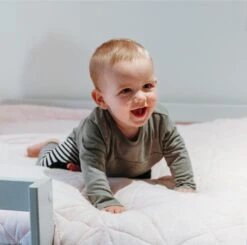 Wool Cot Underblanket 3 Wool Cot Underblanket -The Bed Rooms Shop 2.1 Lifestyle WoolUnderblanketCot 1024x1014 1