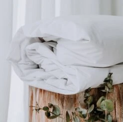 Protectiva Fully Encased Waterproof Mattress Protector -The Bed Rooms Shop 2 Lifestyle Cotton BambooWaterproofMattressProtector 1024x1014 1