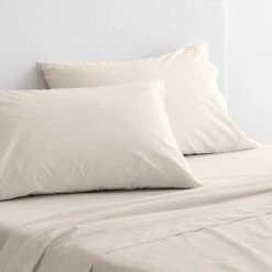 300 Thread Count Classic Percale Sheet Set -The Bed Rooms Shop 300TCsand