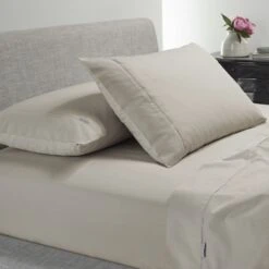 Bianca Heston 300 Thread Count Cotton Percale Sheet Set