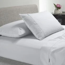 Bianca Heston 300 Thread Count Cotton Percale Sheet Set -The Bed Rooms Shop 300tc white ss 5000x e49507e9 6142 47d6 9347 6311860bae2d