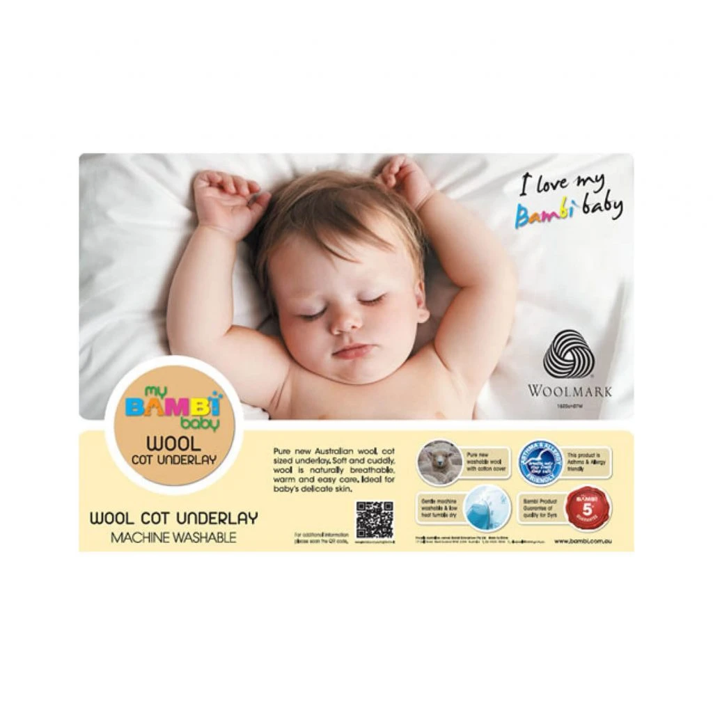 Wool Cot Underblanket Wool Cot Underblanket -The Bed Rooms Shop 3 Packshot WoolUnderblanketCot 1024x1014 1