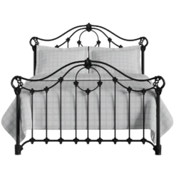 Albany Cast Iron Bed Frame -The Bed Rooms Shop Albany Cast Iron Frame Satin Black