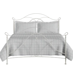 Ardno Cast Iron Bed Frame -The Bed Rooms Shop Ardno Iron Frame Glossy Ivory