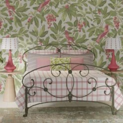 Aroona Cast Iron Bed Frame -The Bed Rooms Shop AroonaCastBedinDarkGreen