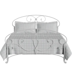 Aroona Cast Iron Bed Frame -The Bed Rooms Shop Aroona Cast Iron Frame Satin White