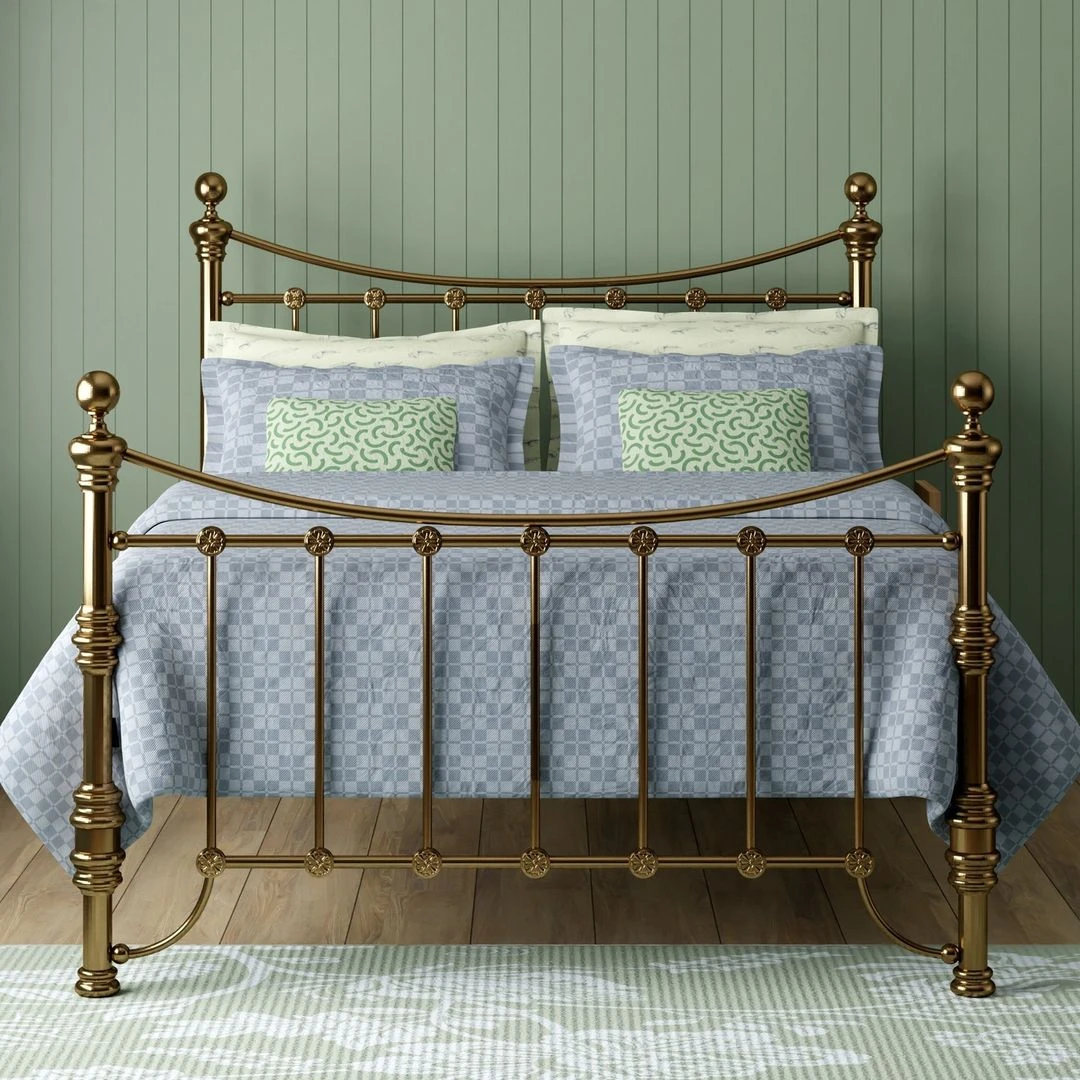 Arrino Brass Bed Frame Arrino Brass Bed Frame -The Bed Rooms Shop ArrinoBrassBedFrame2