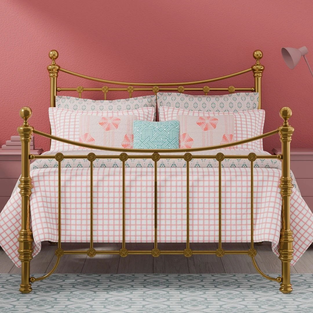 Arrino Brass Bed Frame Arrino Brass Bed Frame -The Bed Rooms Shop ArrinoBrassBedFrame4