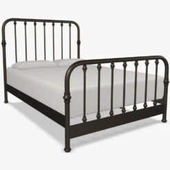 Artem Cast Iron Bed Frame -The Bed Rooms Shop Artem Cast Iron Bed Frame Aged Bronze