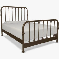 Artem Cast Iron Bed Frame -The Bed Rooms Shop Artem Cast Iron Bed Frame Golden Brown