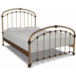 Birmingham Cast Iron Bed Frame 8 Birmingham Cast Iron Bed Frame -The Bed Rooms Shop Birmingham Cast Iron Bed Frame Aged Brass