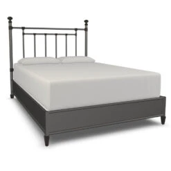 Blake Cast Iron Bed Frame With Surround Frame -The Bed Rooms Shop Blake Cast Iron Bed Frame Aged Nickel 7a583184 f277 4be2 89c1 007772652c43
