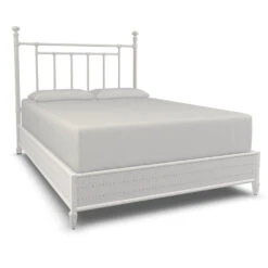 Blake Cast Iron Bed Frame With Surround Frame -The Bed Rooms Shop Blake Cast Iron Bed Frame Distressed White b1dd02a3 1daa 4f88 8225 1fdbdc85c42d