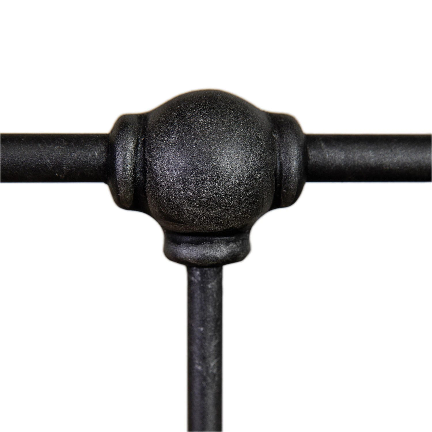 Braden Cast Iron Bed Frame Braden Cast Iron Bed Frame -The Bed Rooms Shop Braden 1001 queen CBMPF AgedIron finish closeup3