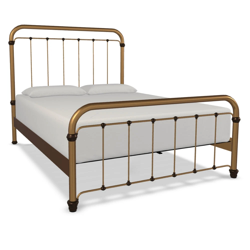 Braden Cast Iron Bed Frame Braden Cast Iron Bed Frame -The Bed Rooms Shop Braden Cast Iron Bed Frame Aged Brass