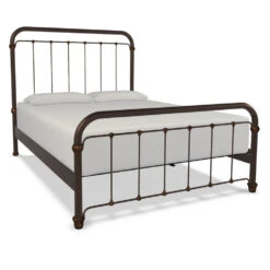 Braden Cast Iron Bed Frame 11 Braden Cast Iron Bed Frame -The Bed Rooms Shop Braden Cast Iron Bed Frame Aged Copper Brown