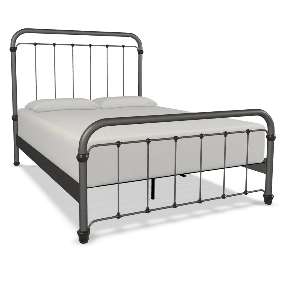 Braden Cast Iron Bed Frame Braden Cast Iron Bed Frame -The Bed Rooms Shop Braden Cast Iron Bed Frame Aged Nickel