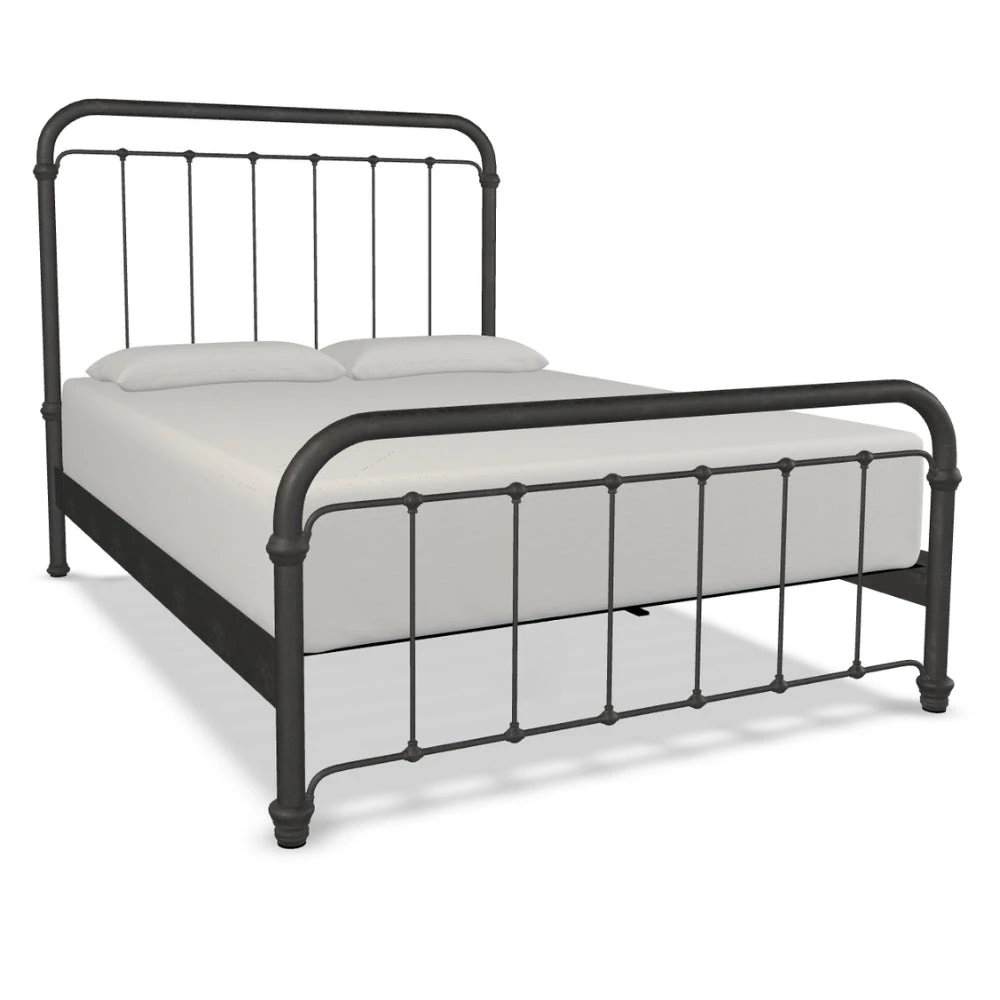 Braden Cast Iron Bed Frame Braden Cast Iron Bed Frame -The Bed Rooms Shop Braden Cast Iron Bed Frame Aged Steel