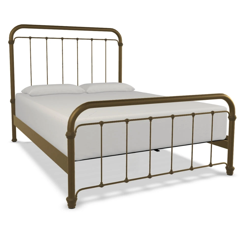 Braden Cast Iron Bed Frame Braden Cast Iron Bed Frame -The Bed Rooms Shop Braden Cast Iron Bed Frame Brass Bisque