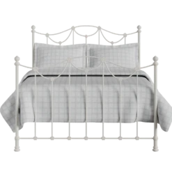 Carlton Cast Iron Bed Frame 3 Carlton Cast Iron Bed Frame -The Bed Rooms Shop Carie Cast Iron Frame Glossy Ivory