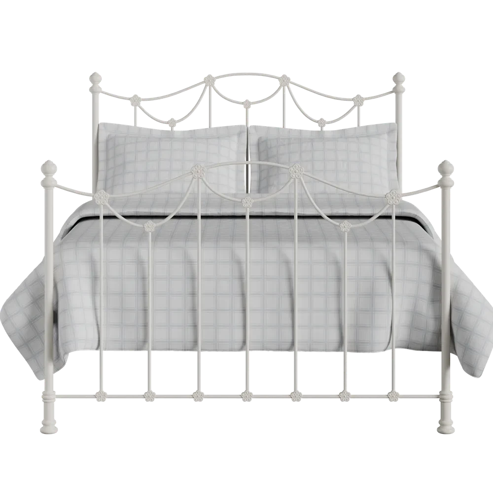 Carlton Cast Iron Bed Frame Carlton Cast Iron Bed Frame -The Bed Rooms Shop Carie Cast Iron Frame Glossy Ivory