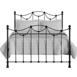 Carlton Cast Iron Bed Frame 6 Carlton Cast Iron Bed Frame -The Bed Rooms Shop Carie Cast Iron Frame Satin Black