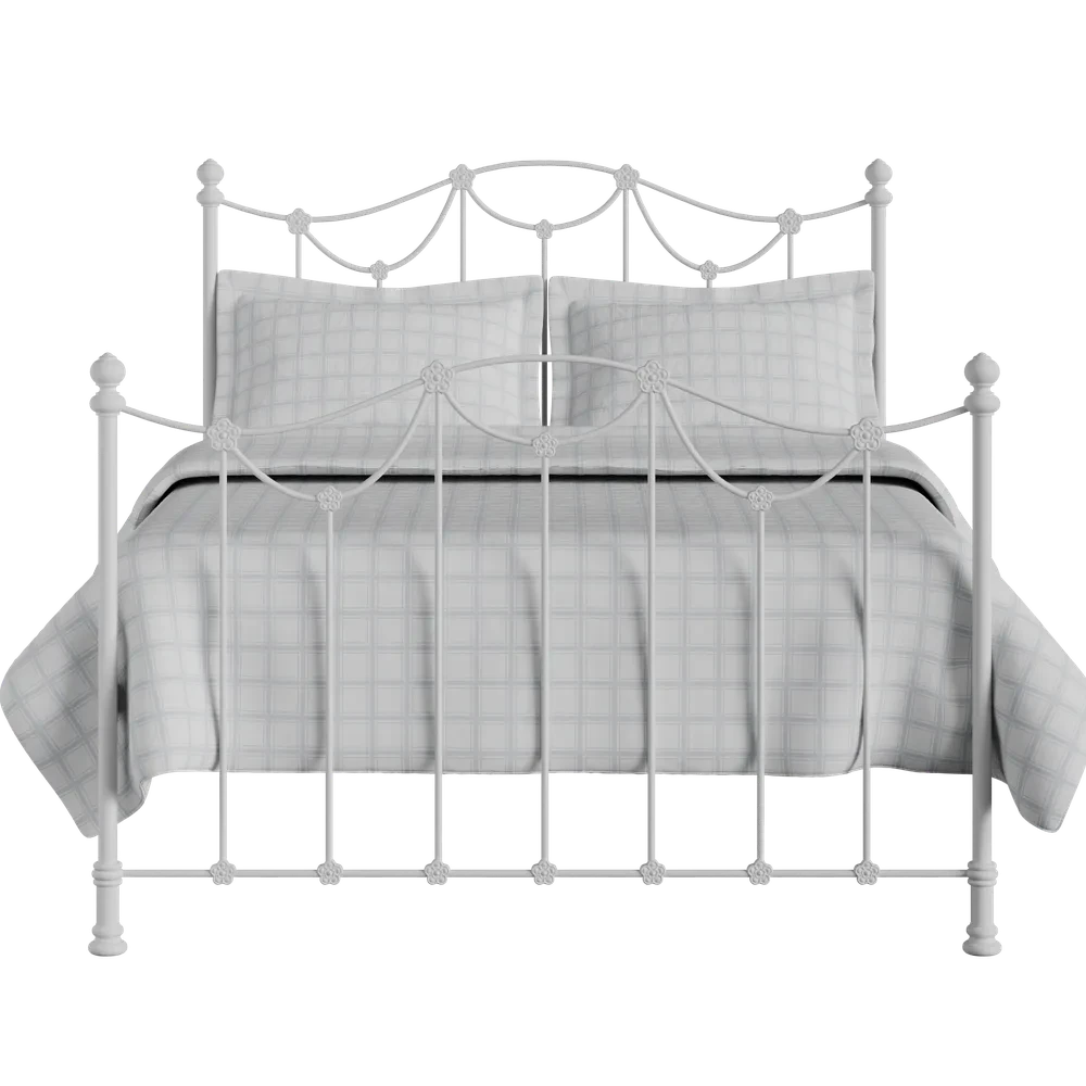 Carlton Cast Iron Bed Frame Carlton Cast Iron Bed Frame -The Bed Rooms Shop Carie Cast Iron Frame Satin White