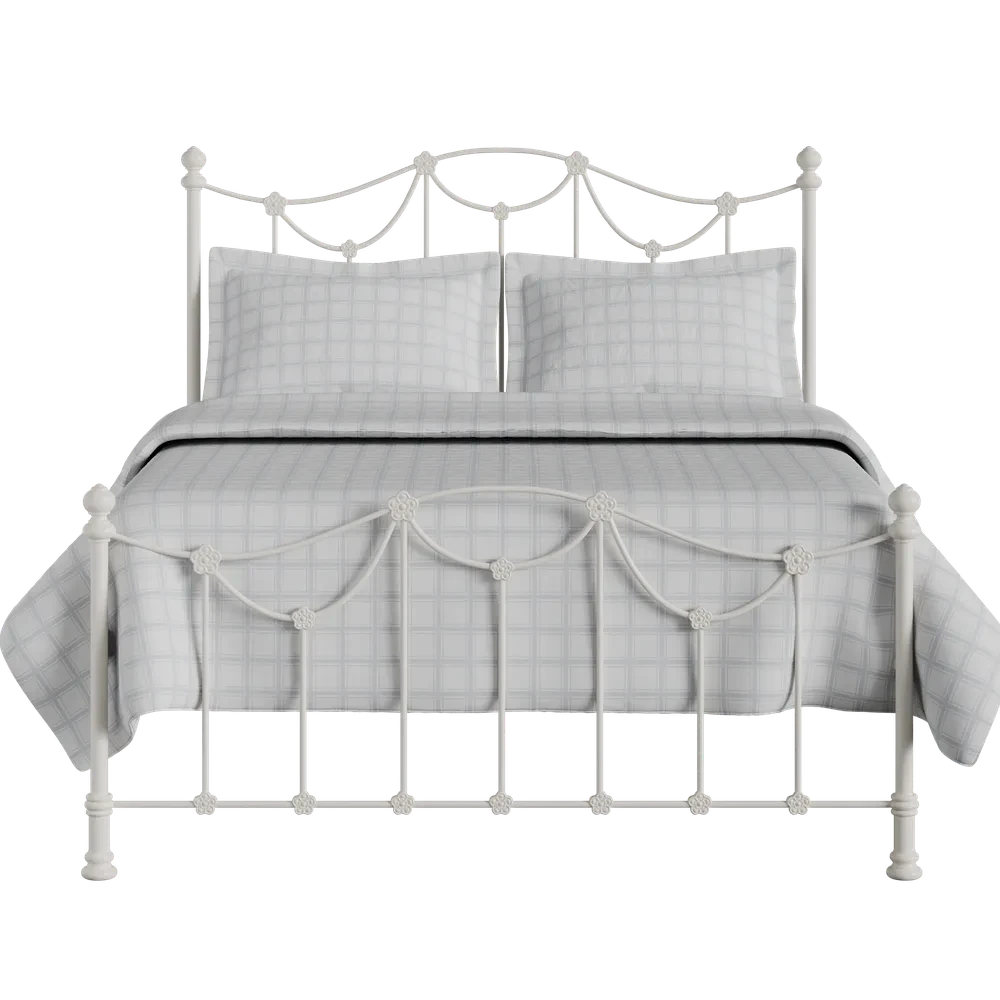 Carlton Cast Iron Bed Frame with Low Foot Carlton Cast Iron Bed Frame With Low Foot -The Bed Rooms Shop Carlton Cast Iron Frame Glossy Ivory