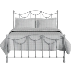 Carlton Cast Iron Bed Frame With Low Foot 6 Carlton Cast Iron Bed Frame With Low Foot -The Bed Rooms Shop Carlton Cast Iron Frame Glossy Silver