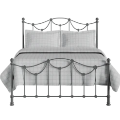Carlton Cast Iron Bed Frame With Low Foot 7 Carlton Cast Iron Bed Frame With Low Foot -The Bed Rooms Shop Carlton Cast Iron Frame Pewter