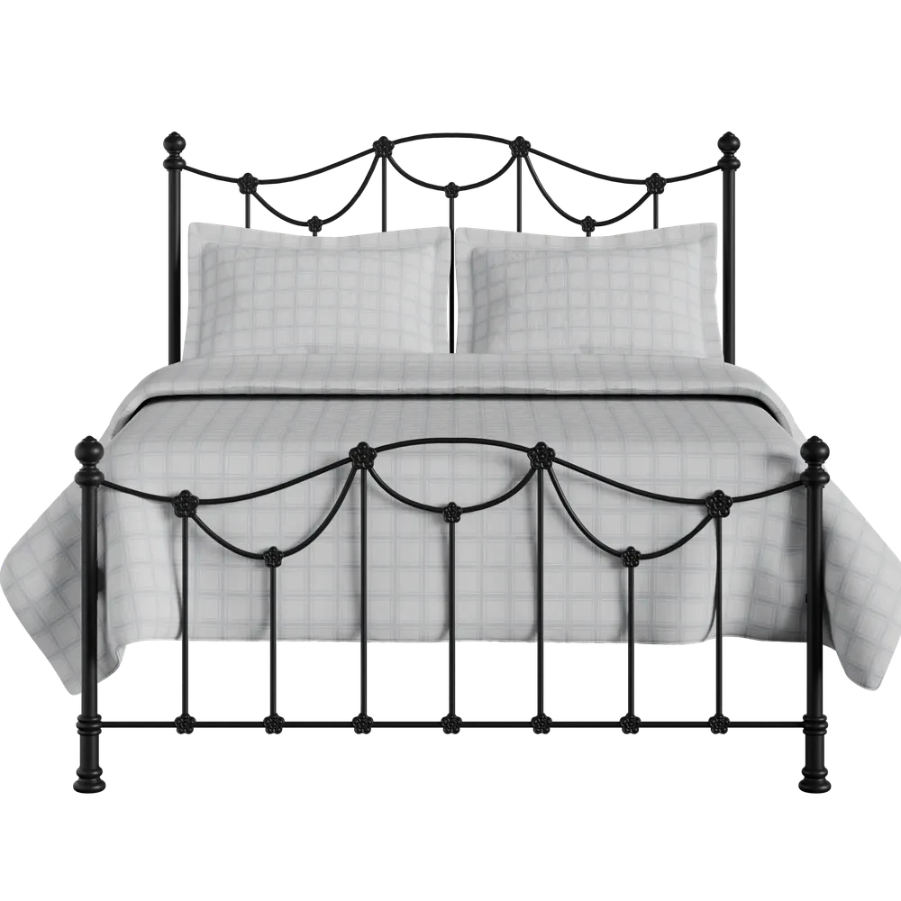 Carlton Cast Iron Bed Frame with Low Foot Carlton Cast Iron Bed Frame With Low Foot -The Bed Rooms Shop Carlton Cast Iron Frame Satin Black