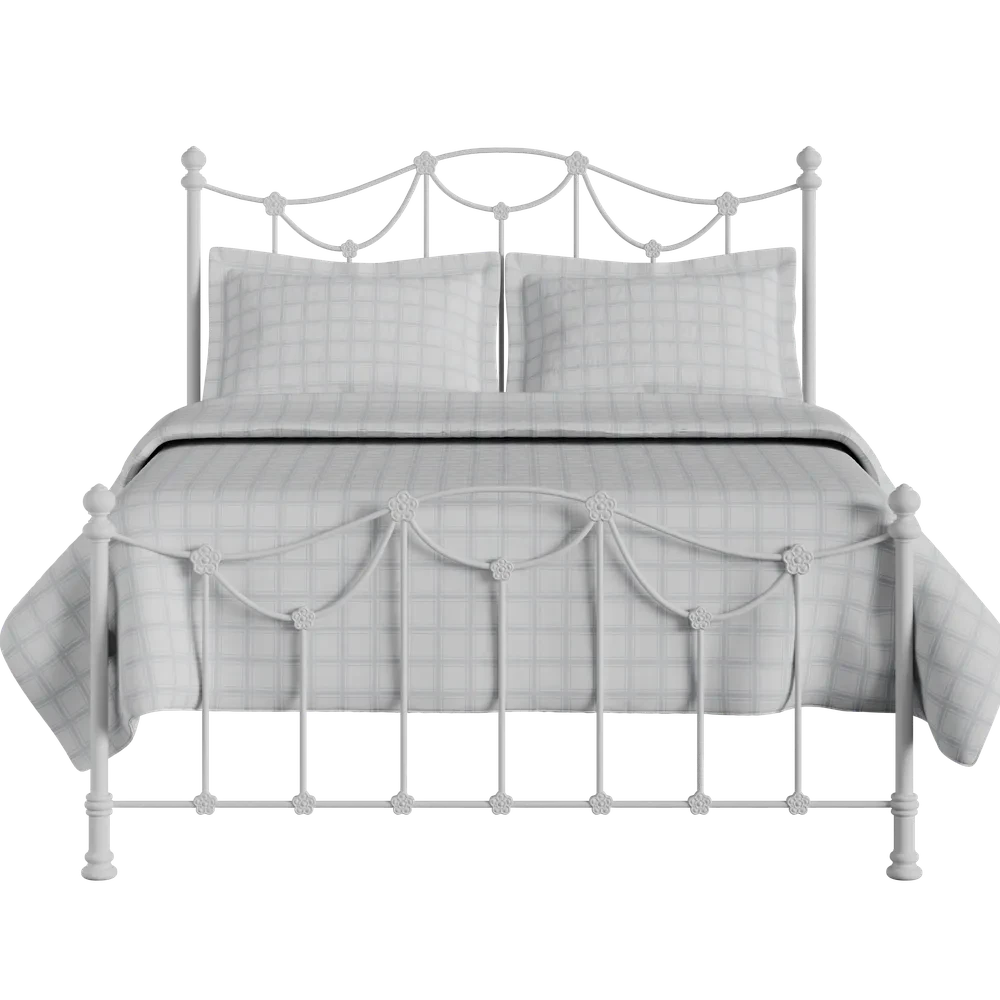 Carlton Cast Iron Bed Frame with Low Foot Carlton Cast Iron Bed Frame With Low Foot -The Bed Rooms Shop Carlton Cast Iron Frame Satin White