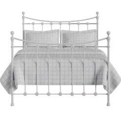 Carrum Cast Iron Bed Frame -The Bed Rooms Shop Carrum Cast Iron Frame Satin White