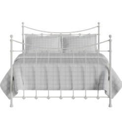 Chatsbury Cast Iron Bed Frame -The Bed Rooms Shop Chatsbury Cast Iron Frame Glossy Ivory