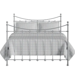 Chatsbury Cast Iron Bed Frame -The Bed Rooms Shop Chatsbury Cast Iron Frame Glossy Silver a2b61d83 c5bb 48d5 bf7c 03b8778acc80