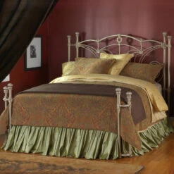 Chelsea Cast Iron Bed Frame With Return Posts