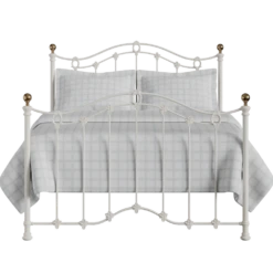 Clareville Cast Iron Bed Frame -The Bed Rooms Shop Clareville Cast Iron Frame Glossy Ivory