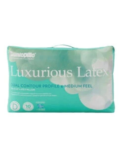 Luxurious Latex Contoured Profile & Medium Feel Pillow