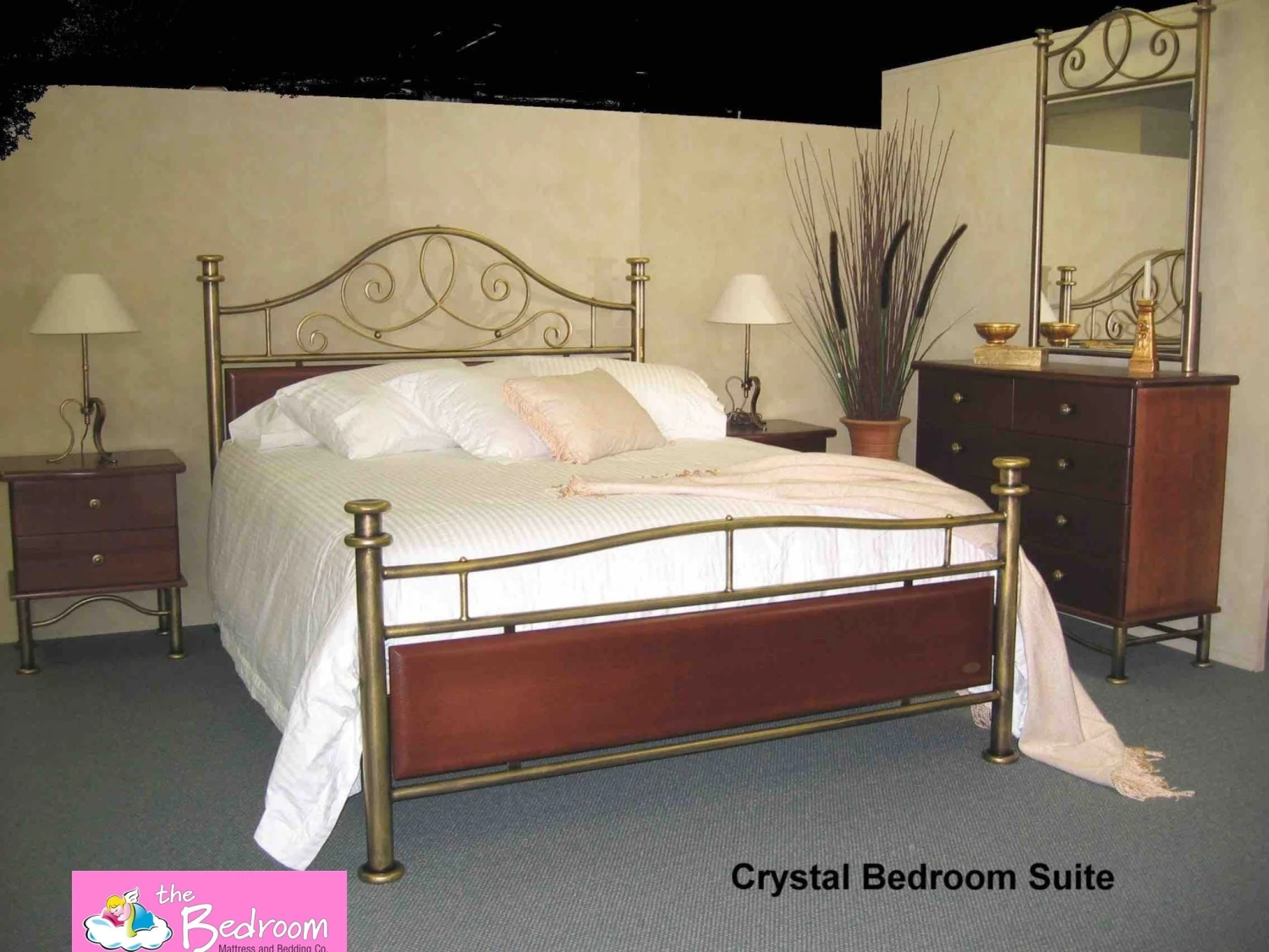 CrystalMetal Bed Frame CrystalMetal Bed Frame -The Bed Rooms Shop Crystalbed