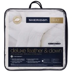 Deluxe Feather & Down Quilt 3 Deluxe Feather & Down Quilt -The Bed Rooms Shop Deluxe Feather Down 1