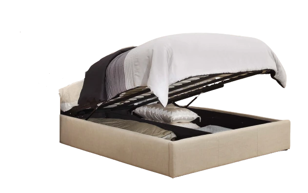 Magnolia Upholstered Bed with Storage Option Magnolia Upholstered Bed With Storage Option -The Bed Rooms Shop Dune gaslift nobackground