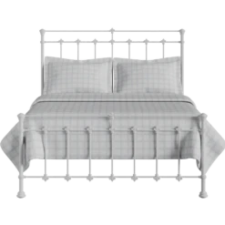 Edan Cast Iron Bed Frame 9 Edan Cast Iron Bed Frame -The Bed Rooms Shop Edan Cast Iron Bed Frame Satin White
