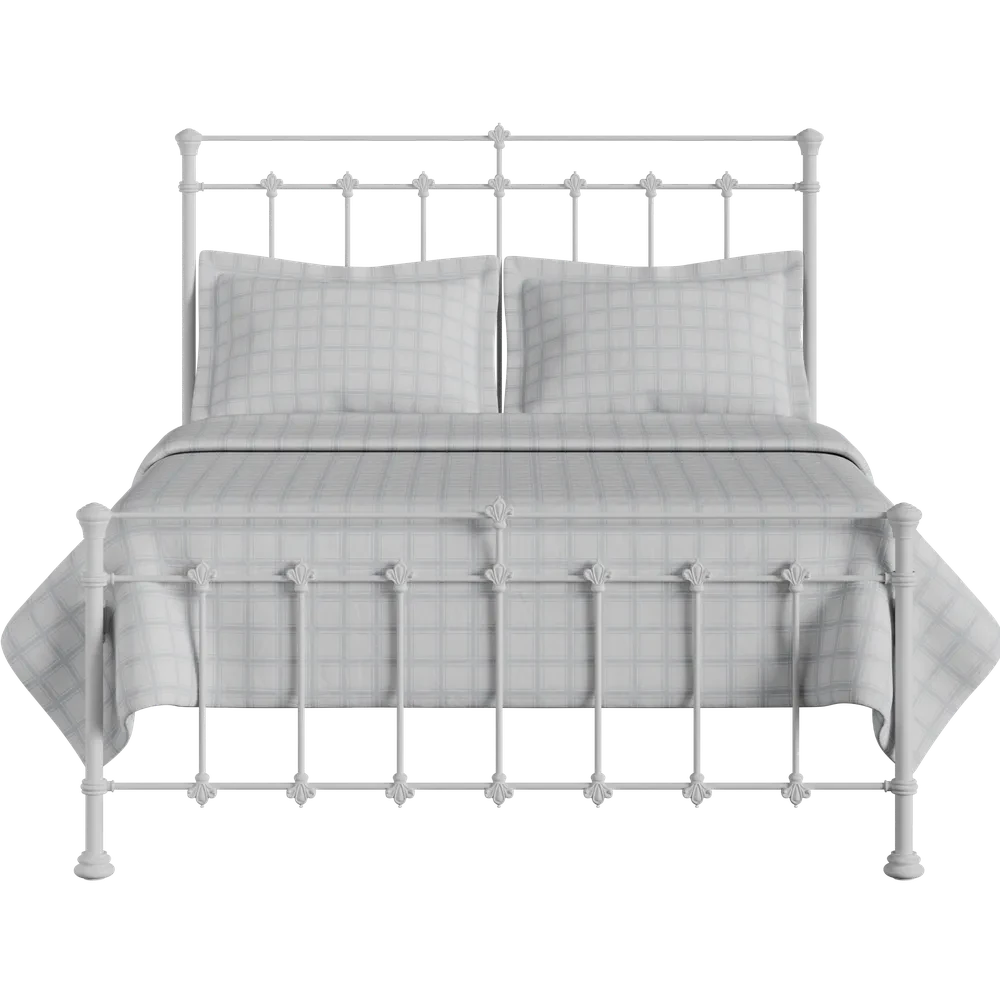 Edan Cast Iron Bed Frame Edan Cast Iron Bed Frame -The Bed Rooms Shop Edan Cast Iron Bed Frame Satin White