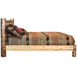 Glacier Country Wood Bed FrameLow Foot -The Bed Rooms Shop GlacierPlatform4