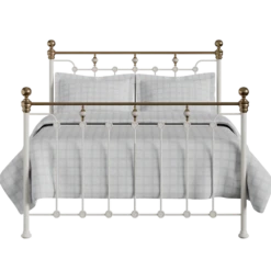 Glenmore Cast Iron Bed Frame -The Bed Rooms Shop Glenmore Cast Iron Frame Glossy Ivory