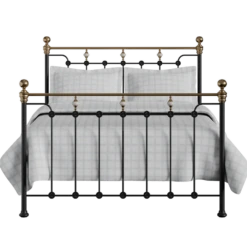 Glenmore Cast Iron Bed Frame -The Bed Rooms Shop Glenmore Cast Iron Frame Satin Black