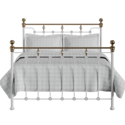 Glenmore Cast Iron Bed Frame -The Bed Rooms Shop Glenmore Cast Iron Frame Satin White
