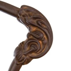 Hamilton Cast Iron Bed Frame -The Bed Rooms Shop Hamilton 1052 queen CBMPF AgedRust finish closeup1