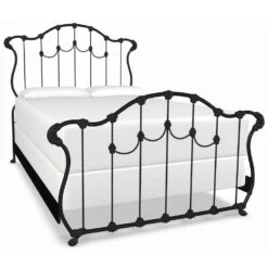Hamilton Cast Iron Bed Frame -The Bed Rooms Shop Hamilton Cast Iron Bed Frame Aged Iron